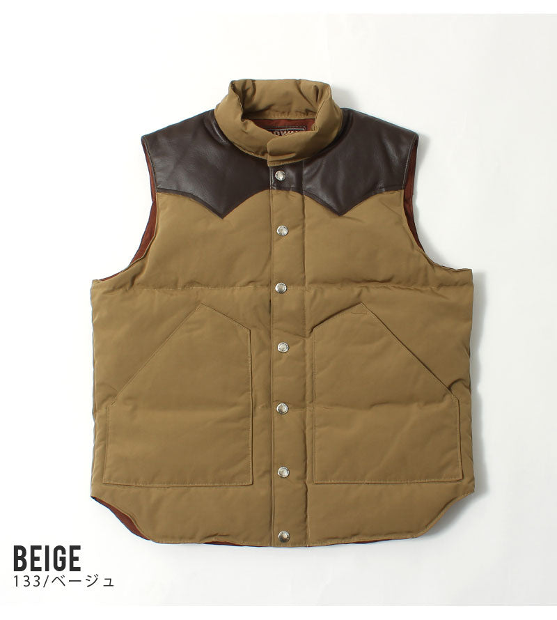Sugar Cane Lot,SC15222 Leather Yoke T/C Down Vest – EIGHT-G GLOBAL