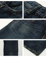 画像をギャラリービューアに読み込む, Eight-G Lot,601-RD3 Vintage Style 15oz Narrow Fit Jeans(Weathered)
