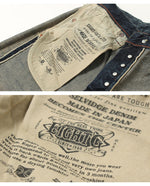 Load image into Gallery viewer, Eight-G Lot,602-RD3-KING Vintage Style 15oz Tight Fit Jeans(Weathered)(40,42inch)
