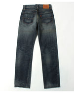 画像をギャラリービューアに読み込む, Eight-G Lot,602-RD3-KING Vintage Style 15oz Tight Fit Jeans(Weathered)(40,42inch)
