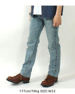 Load image into Gallery viewer, EIGHT-G 15oz Selvedge Denim Tight Straight Jeans Real Distressed Model 602-RD4
