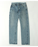 Load image into Gallery viewer, EIGHT-G 15oz Selvedge Denim Tight Straight Jeans Real Distressed Model 602-RD4

