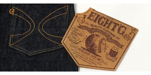 Eight-G Lot,702-WA 17oz "Otoko Denim" Tight Fit Jeans