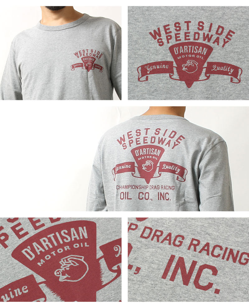 Studio D'artisan Lot,8129B Print Long Sleeve T-Shirt