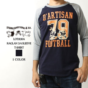 Studio D'artisan Lot,8130A 3/4 Raglan Sleeve T-Shirt