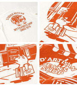 Studio D'artisan 8143A U.S.A. Cotton Print T-Shirt