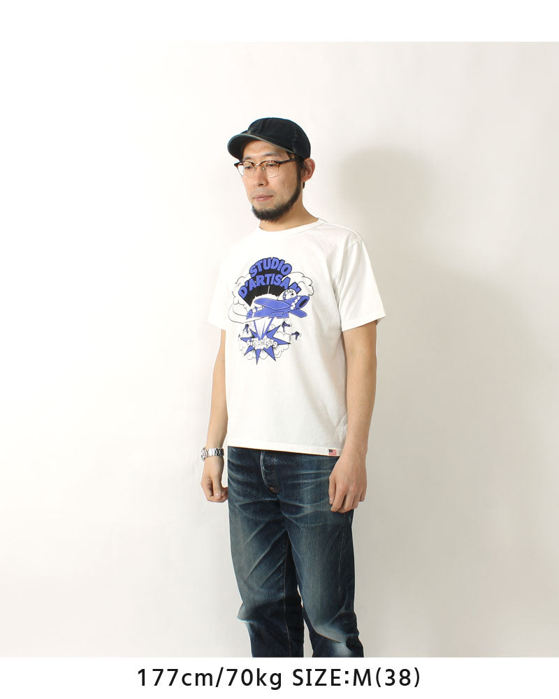 Studio D'artisan USA COTTON PRINT S/S T-SHIRT "SINCE 1979"