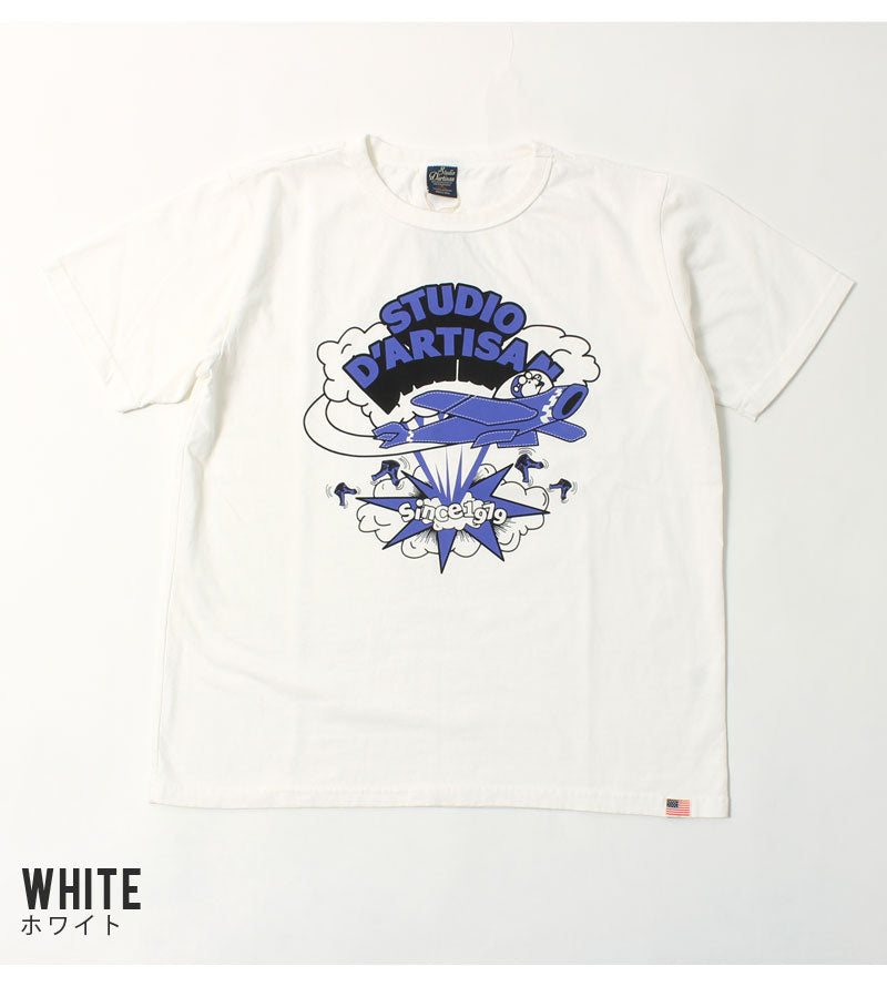 Studio D'artisan USA COTTON PRINT S/S T-SHIRT "SINCE 1979"