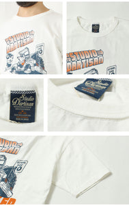 STUDIO D'ARTISAN 8180A USA COTTON PRINT S/S T-SHIRT "LIMIT BREAKER"