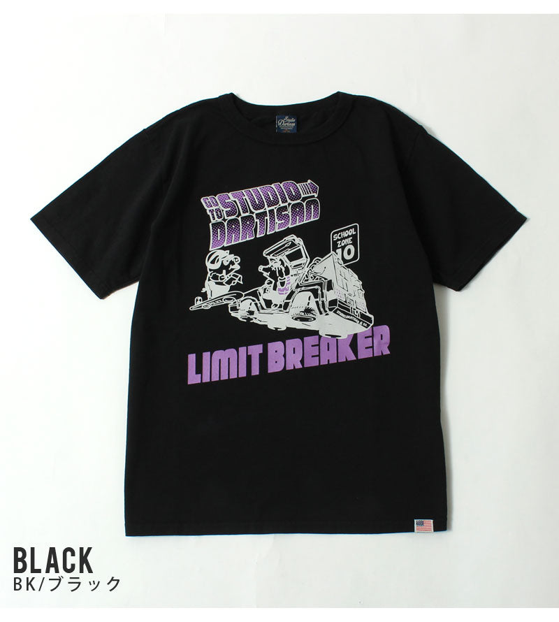 STUDIO D'ARTISAN 8180A USA COTTON PRINT S/S T-SHIRT "LIMIT BREAKER"
