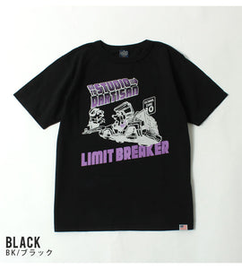 STUDIO D'ARTISAN 8180A USA COTTON PRINT S/S T-SHIRT "LIMIT BREAKER"