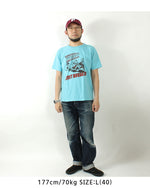 Load image into Gallery viewer, STUDIO D&#39;ARTISAN 8180A USA COTTON PRINT S/S T-SHIRT &quot;LIMIT BREAKER&quot;
