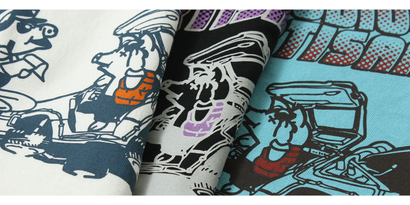 STUDIO D'ARTISAN 8180A USA COTTON PRINT S/S T-SHIRT "LIMIT BREAKER"