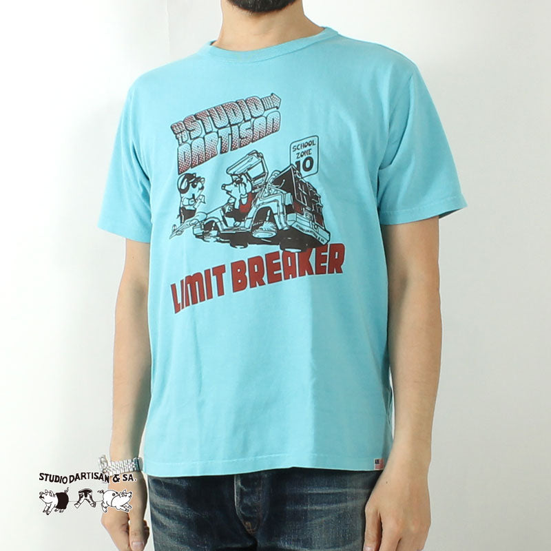 STUDIO D'ARTISAN 8180A USA COTTON PRINT S/S T-SHIRT "LIMIT BREAKER"
