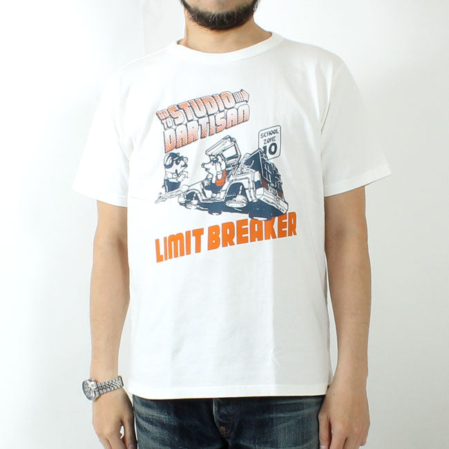 STUDIO D'ARTISAN 8180A USA COTTON PRINT S/S T-SHIRT "LIMIT BREAKER"