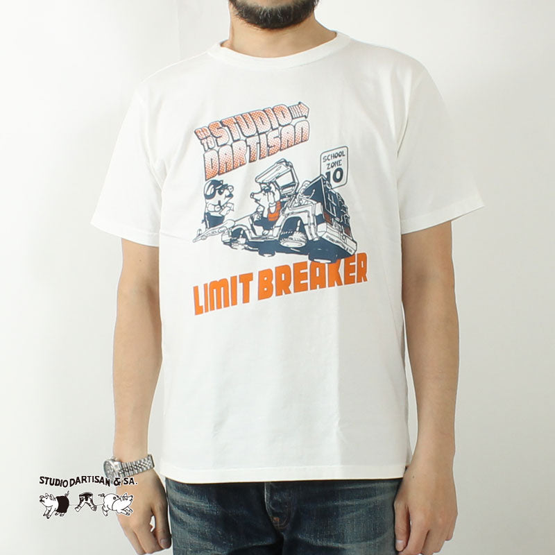 STUDIO D'ARTISAN 8180A USA COTTON PRINT S/S T-SHIRT "LIMIT BREAKER"