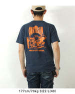 Load image into Gallery viewer, STUDIO D&#39;ARTISAN 8180B USA COTTON PRINT S/S T-SHIRT &quot;OSAKA CITY PATROL&quot;
