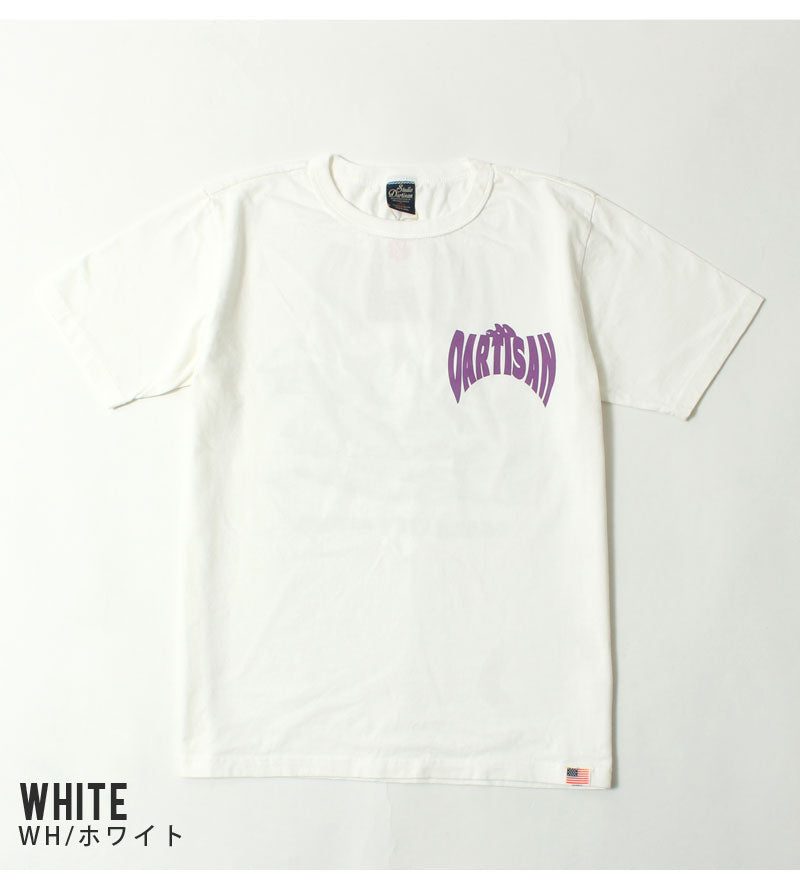 STUDIO D'ARTISAN 8180B USA COTTON PRINT S/S T-SHIRT "OSAKA CITY PATROL"