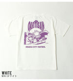 Load image into Gallery viewer, STUDIO D&#39;ARTISAN 8180B USA COTTON PRINT S/S T-SHIRT &quot;OSAKA CITY PATROL&quot;
