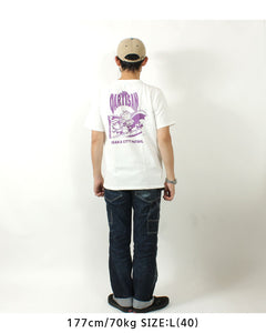 STUDIO D'ARTISAN 8180B USA COTTON PRINT S/S T-SHIRT "OSAKA CITY PATROL"