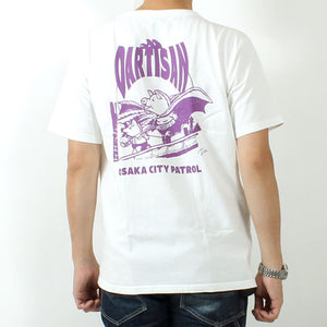 STUDIO D'ARTISAN 8180B USA COTTON PRINT S/S T-SHIRT "OSAKA CITY PATROL"