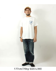STUDIO D'ARTISAN 8182B USA COTTON PRINT S/S T-SHIRT "S.D.ARMY"