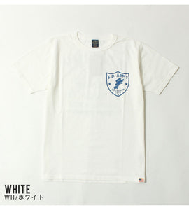 STUDIO D'ARTISAN 8182B USA COTTON PRINT S/S T-SHIRT "S.D.ARMY"