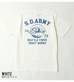 Load image into Gallery viewer, STUDIO D&#39;ARTISAN 8182B USA COTTON PRINT S/S T-SHIRT &quot;S.D.ARMY&quot;

