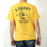 Load image into Gallery viewer, STUDIO D&#39;ARTISAN 8182B USA COTTON PRINT S/S T-SHIRT &quot;S.D.ARMY&quot;
