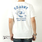 Load image into Gallery viewer, STUDIO D&#39;ARTISAN 8182B USA COTTON PRINT S/S T-SHIRT &quot;S.D.ARMY&quot;
