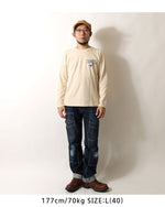 Load image into Gallery viewer, STUDIO D&#39;ARTISAN Printed long-sleeved T-shirt&quot;GENIE DENIM&quot; 8195A
