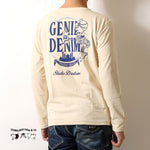 Load image into Gallery viewer, STUDIO D&#39;ARTISAN Printed long-sleeved T-shirt&quot;GENIE DENIM&quot; 8195A
