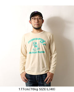 STUDIO D'ARTISAN Printed long-sleeved T-shirt"THE SECRET POISON" 8195b