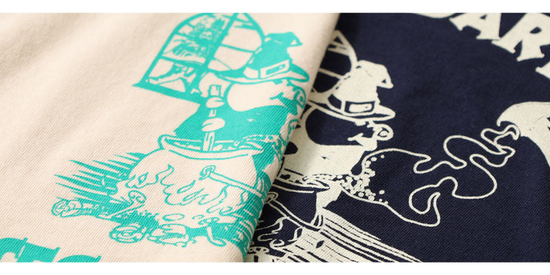 STUDIO D'ARTISAN Printed long-sleeved T-shirt"THE SECRET POISON" 8195b
