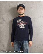 Load image into Gallery viewer, STUDIO D'ARTISAN 8228A  Print L/S T-shirt "SD RACING USA"
