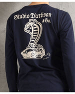 画像をギャラリービューアに読み込む, STUDIO D'ARTISAN 8228B  Print L/S T-shirt "COBRA"
