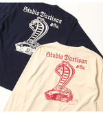 画像をギャラリービューアに読み込む, STUDIO D'ARTISAN 8228B  Print L/S T-shirt "COBRA"
