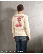 画像をギャラリービューアに読み込む, STUDIO D'ARTISAN 8228B  Print L/S T-shirt "COBRA"
