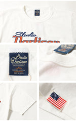 画像をギャラリービューアに読み込む, Studio D'artisan Lot,8232A USA Cotton Print S/S T-Shirt
