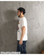 画像をギャラリービューアに読み込む, Studio D'artisan Lot,8232A USA Cotton Print S/S T-Shirt
