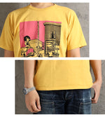 画像をギャラリービューアに読み込む, Studio D'artisan Lot,8234B USA Cotton Print S/S T-Shirt
