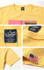 画像をギャラリービューアに読み込む, Studio D'artisan Lot,8234B USA Cotton Print S/S T-Shirt
