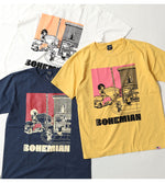 画像をギャラリービューアに読み込む, Studio D'artisan Lot,8234B USA Cotton Print S/S T-Shirt

