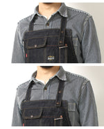 画像をギャラリービューアに読み込む, Eight-G Lot,8AP-02 Denim Work Apron
