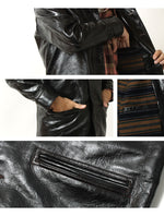 Load image into Gallery viewer, Eight Leathers / Eight-G Lot,8JK-24 Horse Hide Leather Car Coat
