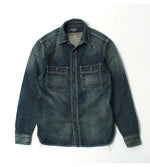 Load image into Gallery viewer, Eight-G Lot,8LS-01RV Long Sleeve Denim Work Shirt(Weathered)
