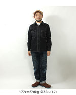 Load image into Gallery viewer, Eight-G Lot,8LS-36 Long Sleeve Wabash Stripe Work Shirt
