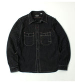 Load image into Gallery viewer, Eight-G Lot,8LS-36 Long Sleeve Wabash Stripe Work Shirt

