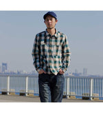 Load image into Gallery viewer, Eight-G Lot,8LS-01 Long Sleeve Denim Work Shirt
