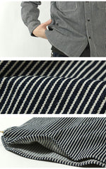 Load image into Gallery viewer, Eight-G Lot,8LS-74 Hickory Stripe Work Shirt
